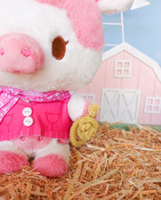 Load image into Gallery viewer, Cowboy Jolene the Cow Plushie