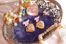 Load image into Gallery viewer, Coquette Bow Locket Earrings