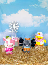 Load image into Gallery viewer, Cowboy Jolene the Cow Plushie