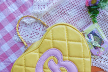 Load image into Gallery viewer, Vintage Heart Doll Purse Yellow
