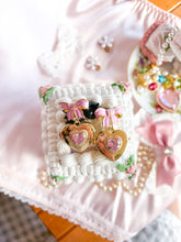 Load image into Gallery viewer, Coquette Bow Locket Earrings