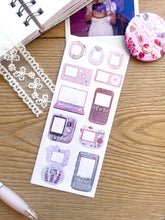 Load image into Gallery viewer, Y2k Tech Sticker Sheet