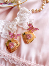 Load image into Gallery viewer, Coquette Bow Locket Earrings