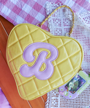 Load image into Gallery viewer, Vintage Heart Doll Purse Yellow