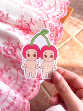 Load image into Gallery viewer, Cherry Baby Angel Sticker z