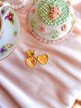Load image into Gallery viewer, Coquette Bow Locket Earrings