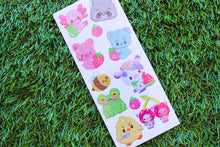 Load image into Gallery viewer, Embroidered Patches Sticker Sheet