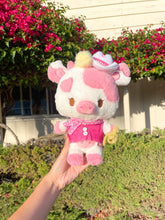 Load image into Gallery viewer, Cowboy Jolene the Cow Plushie