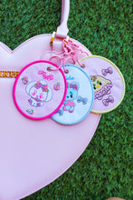 Load image into Gallery viewer, Fluffy Embroidered Bag Charm