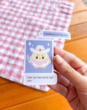 Load image into Gallery viewer, Cowboys Can't Be Sexy Sticker