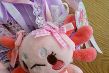 Load image into Gallery viewer, Maxolotl the Axolotl Plushie Coquette Keychain