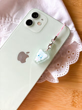 Load image into Gallery viewer, Nube the Blue Bear Phone Charm