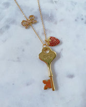 Load image into Gallery viewer, Strawberry Seven Key Necklace