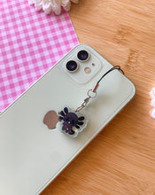 Load image into Gallery viewer, Pebbles the Axolotl Phone Charm