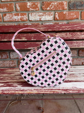 Load image into Gallery viewer, Pastel Goth gingham Heart Bag