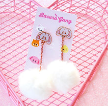 Load image into Gallery viewer, Bunny Pom Pom Earrings

