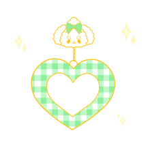Load image into Gallery viewer, Poodle Gingham Earrings