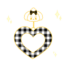 Load image into Gallery viewer, Poodle Gingham Earrings