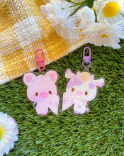 Load image into Gallery viewer, Best Friends Jolene and Biscuit Keychain