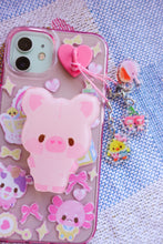 Load image into Gallery viewer, Yema the Duck Clown Plushie Phone Charm
