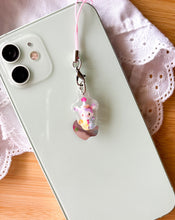 Load image into Gallery viewer, Jolene the Cow Clown Plushie Phone Charm
