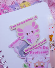 Load image into Gallery viewer, Scientist Maxolotl Sticker
