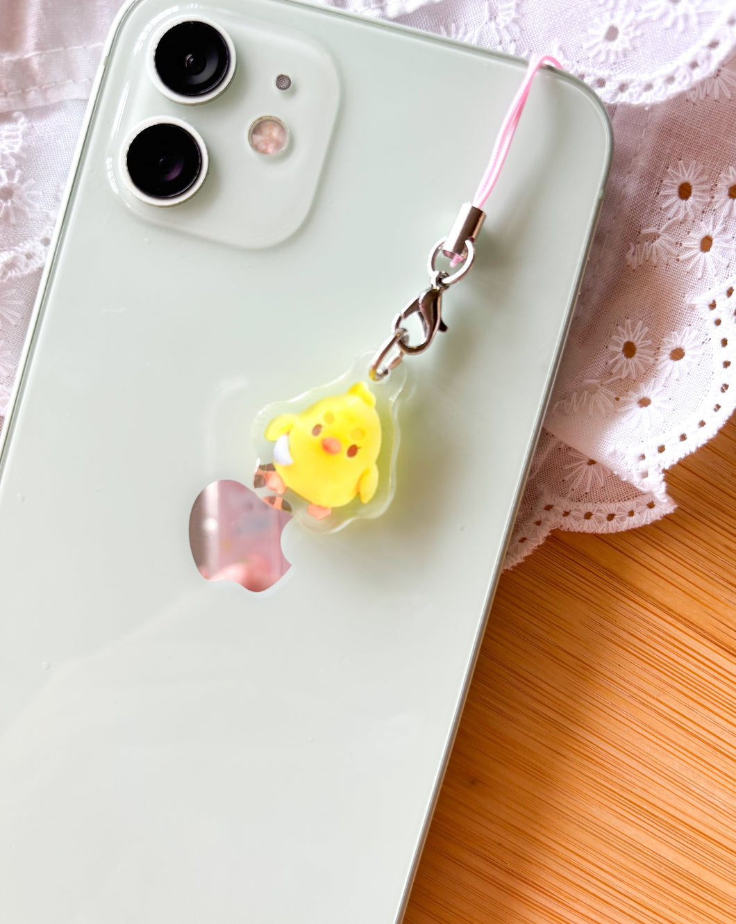 Yema the Duck Plushie Phone Charm