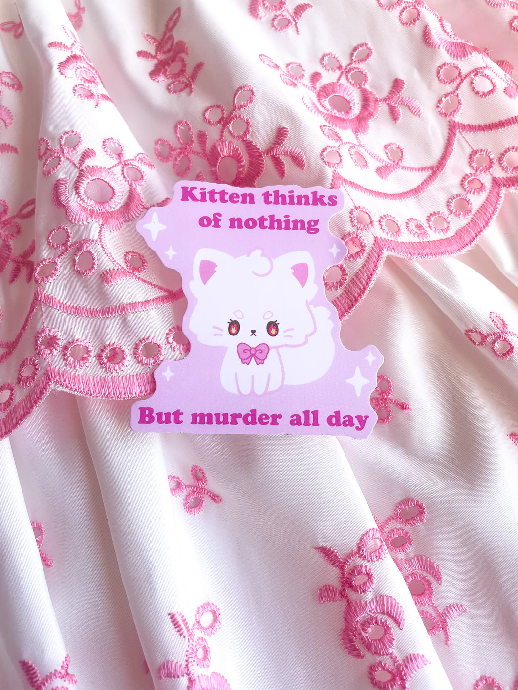 Murder Kitten Sticker