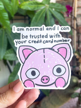 Load image into Gallery viewer, Trust with Credit Card Sticker
