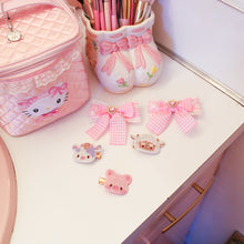 Load image into Gallery viewer, LuckyLucy the Lamb Gyaru Rhinestone Hairclips
