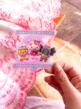 Load image into Gallery viewer, Buy me Plushies Sticker
