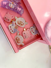Load image into Gallery viewer, LuckyLucy the Lamb Gyaru Rhinestone Hairclips
