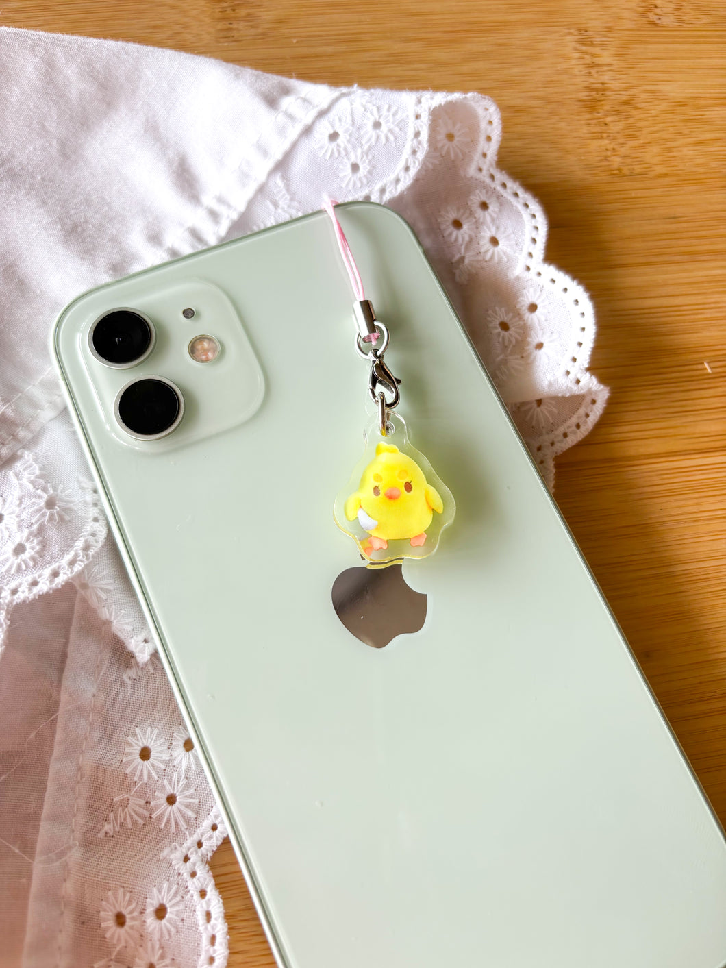 Yema the Duck Clown Plushie Phone Charm