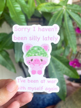 Load image into Gallery viewer, War with Myself Sticker
