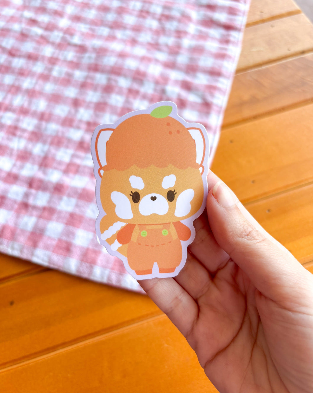 Orange Barb Sticker