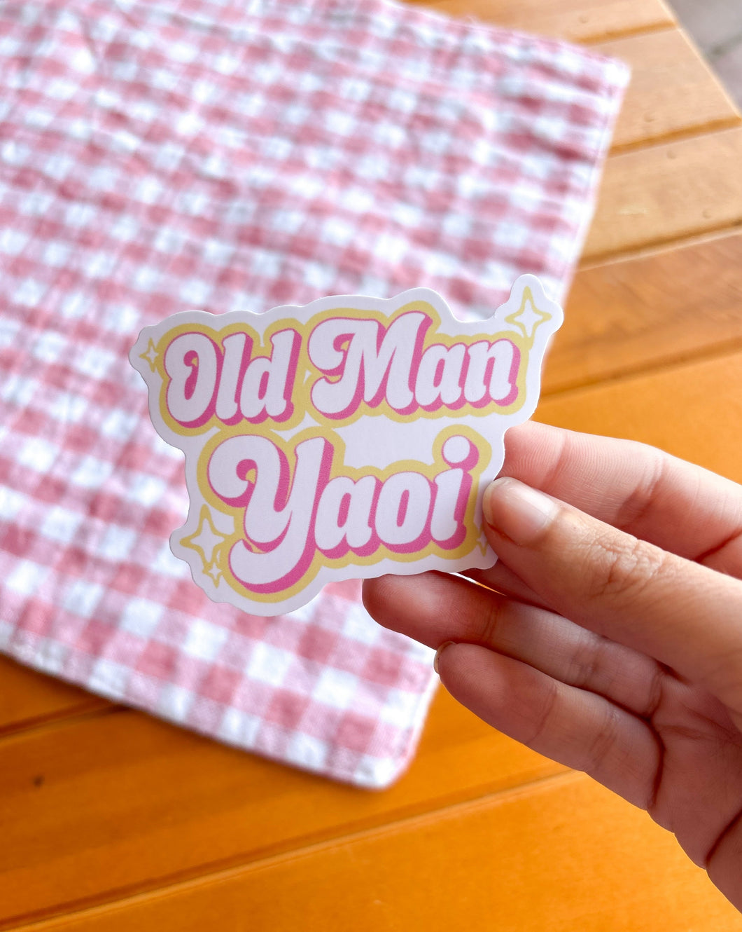 Old Man Yaoi Sticker