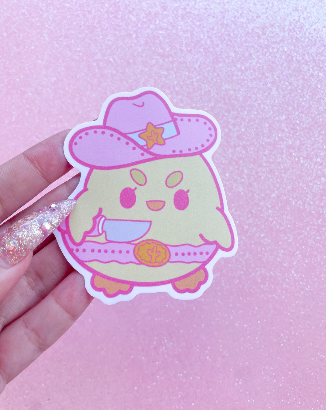 Cowgirl Yema Sticker