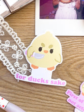 Load image into Gallery viewer, For Ducks Sake Sticker
