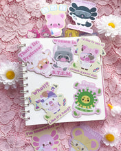 Load image into Gallery viewer, Scientist Maxolotl Sticker
