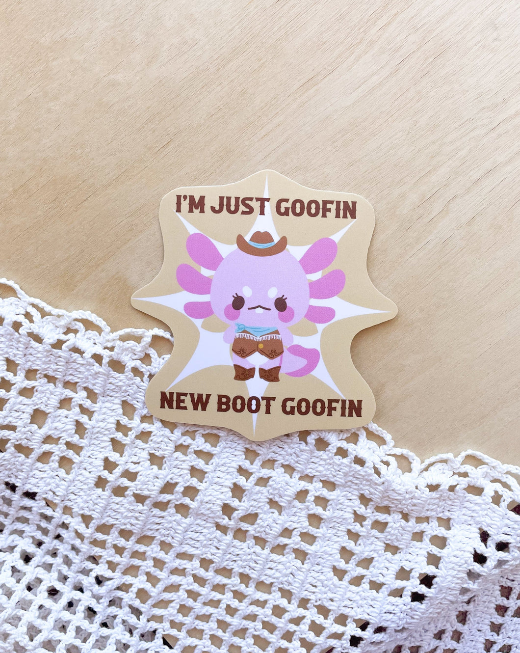 New Boots Sticker