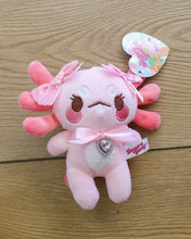 Load image into Gallery viewer, Maxolotl the Axolotl Plushie Coquette Keychain

