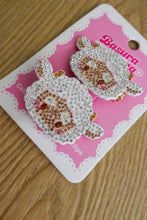 Load image into Gallery viewer, LuckyLucy the Lamb Gyaru Rhinestone Hairclips
