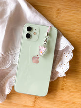 Load image into Gallery viewer, Jolene the Cow Sakura Plushie Phone Charm
