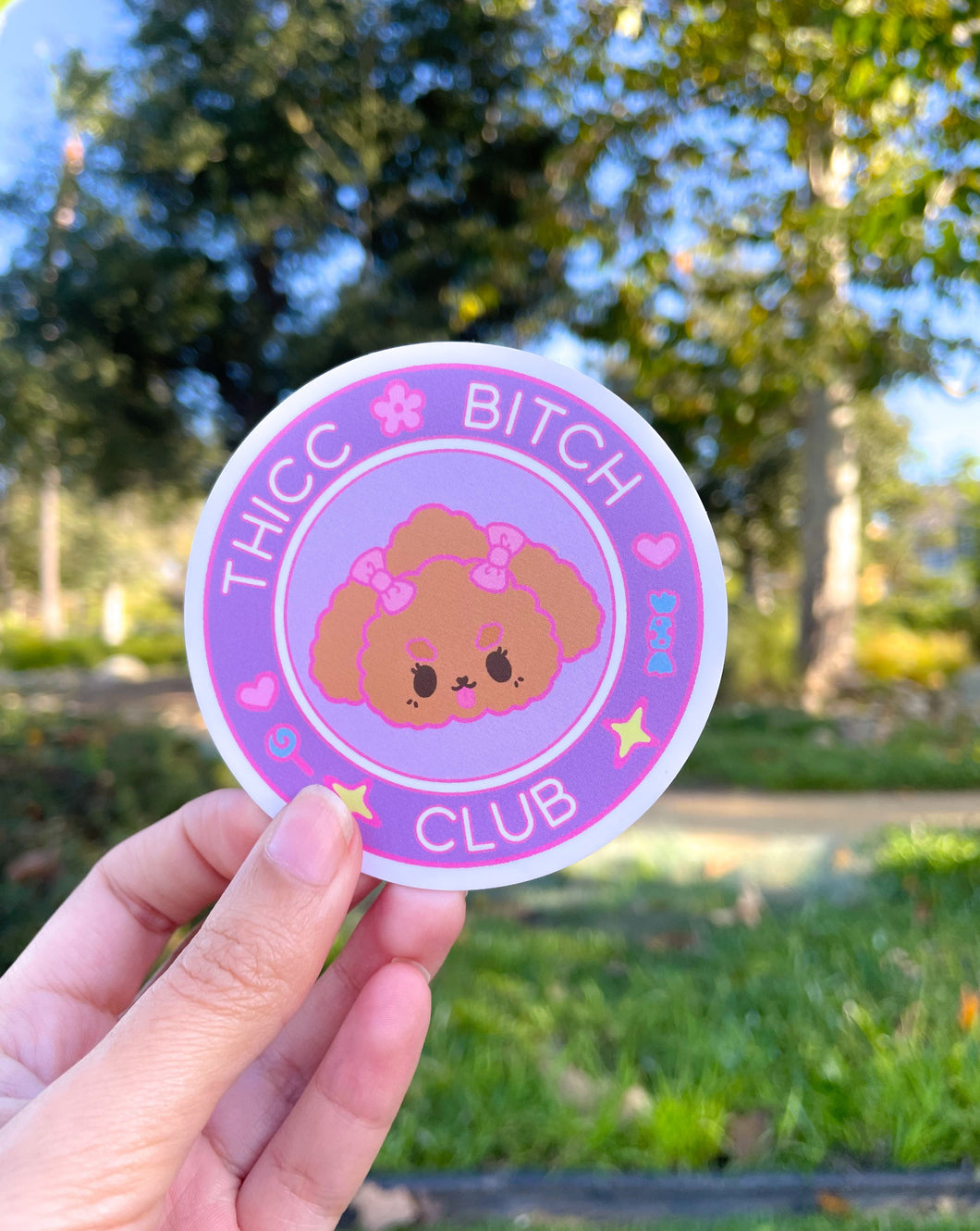 Thicc Bitch Sticker