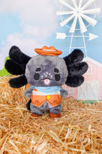 Load image into Gallery viewer, Cowboy Pebbles the Axolotl Plushie
