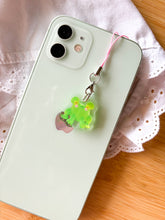 Load image into Gallery viewer, Gunther the Frog Plushie Phone Charm
