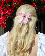 Load image into Gallery viewer, Coquette Pink Rhinestone Hairclips

