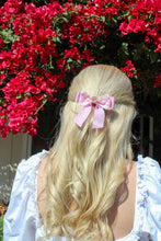 Load image into Gallery viewer, Coquette Pink Rhinestone Hairclips
