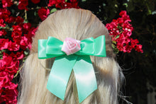 Load image into Gallery viewer, Pink Rosette Hairclip
