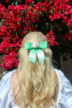 Load image into Gallery viewer, Pink Rosette Hairclip
